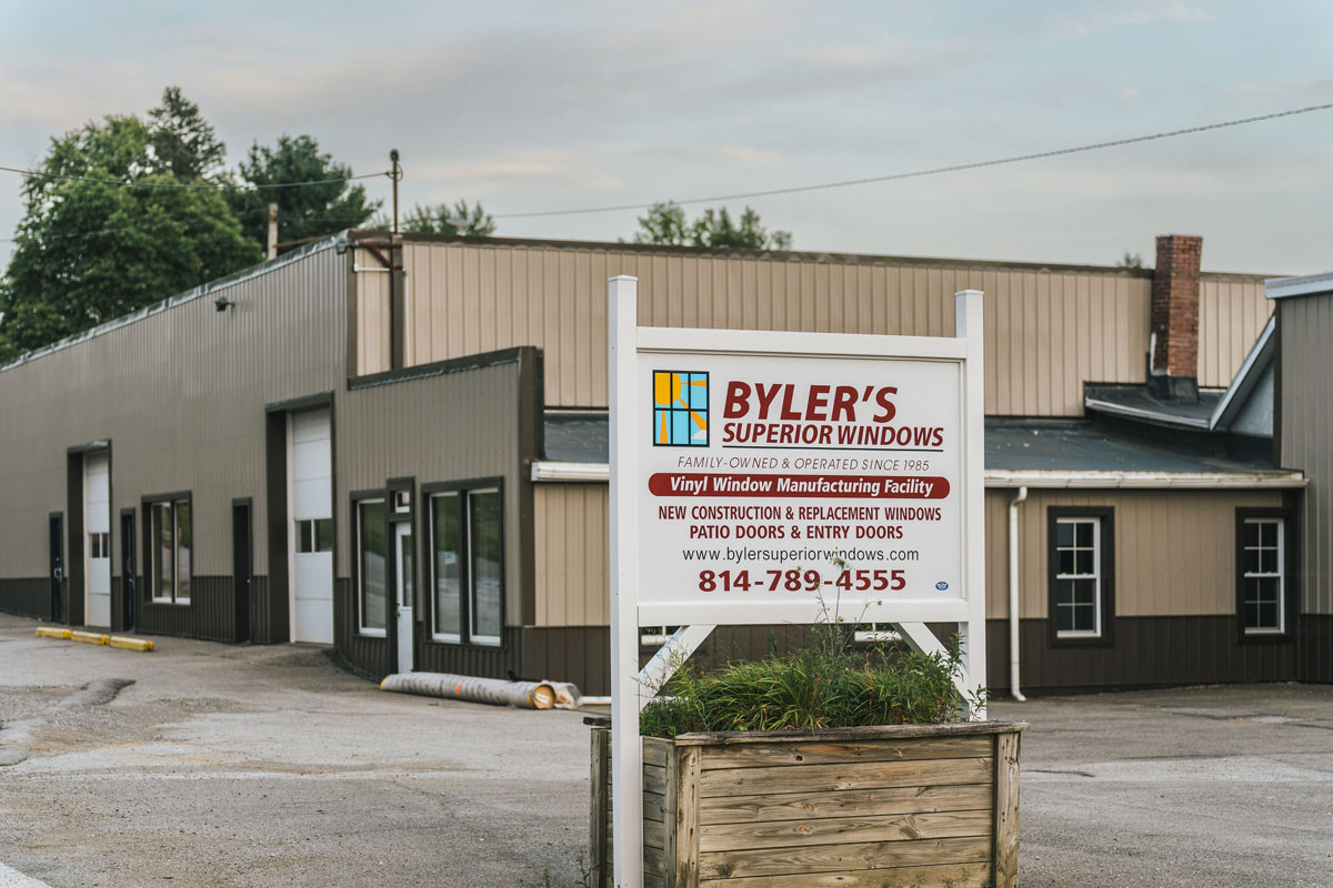 Byler's production and office location