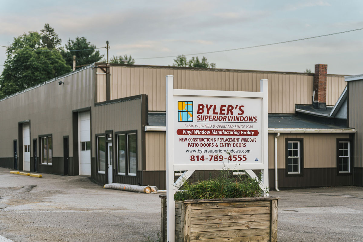 Byler's production and office location